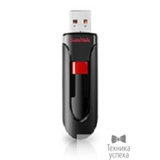 SanDisk SanDisk USB Drive 64Gb Cruzer Glide SDCZ60-064G-B35 USB2.0, Black/Red