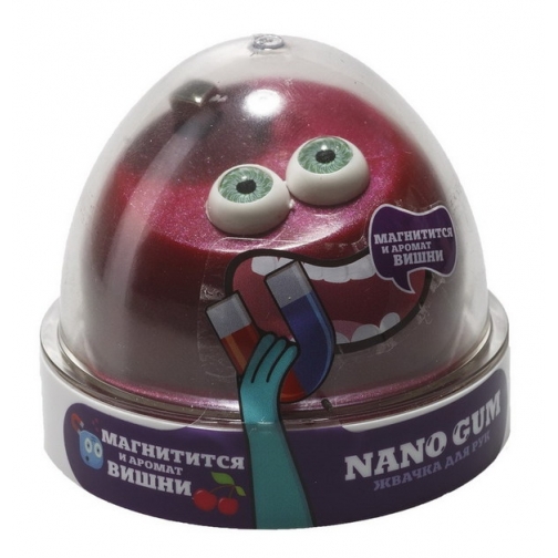 Жвачка для рук NanoGum - Аромат вишни (магнитится) , 50 гр. Волшебный мир 37729879 1