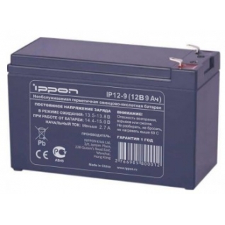Источники бесперебойного питания Ippon Батарея Ippon IP12-9 12V/9AH
