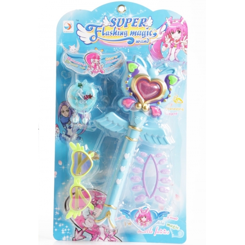 Набор аксессуаров для девочек Super Flashing Magic, голубой Shenzhen Toys 37720560