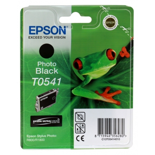 Оригинальный картридж T054140 для EPSON SP R800, R1800 чёрный, струйный 8239-01 850642
